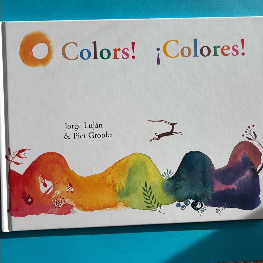 “Colors! Colores!” By: Jorge Luján & Piet Grobler, Hardcover Bilingual Book Used